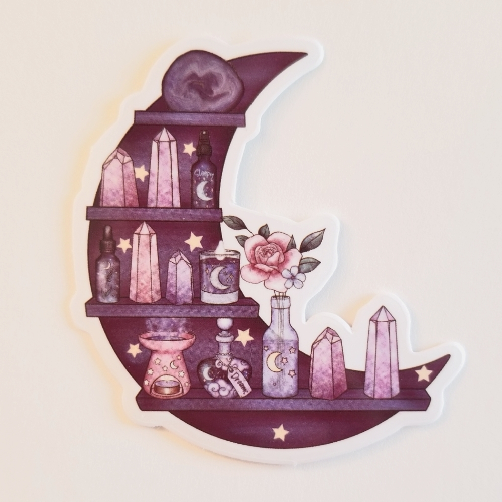 10/$10 Moon Aesthetic Sticker